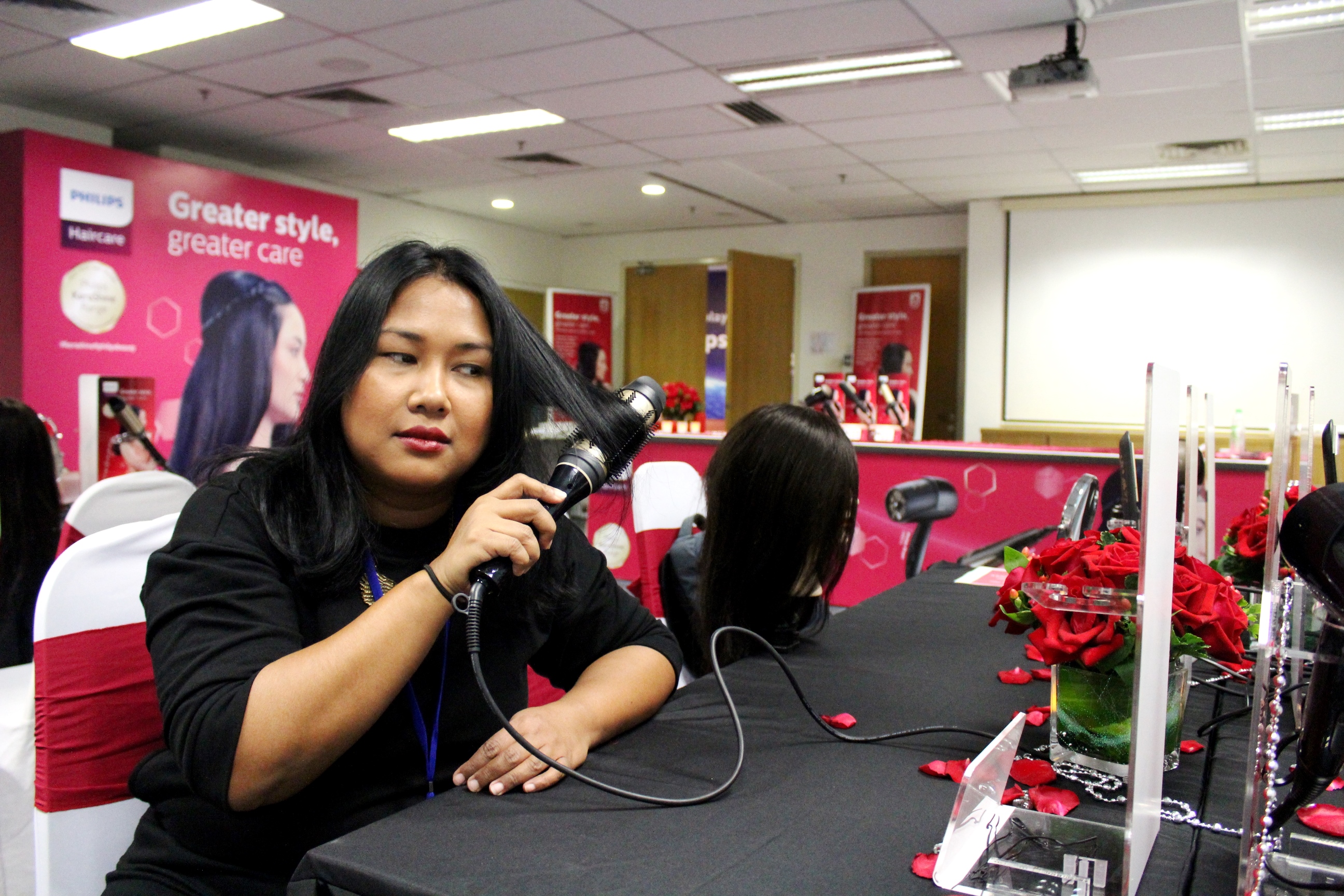 Kira dalam hati 15 saat lamanya untuk mendapatkan rambut berombak cantik.